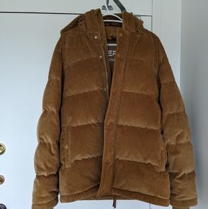 TNA Super Puff Corduroy in Amulet Brown